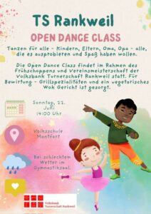 Open Dance bei der Vereinsmeisterschaft